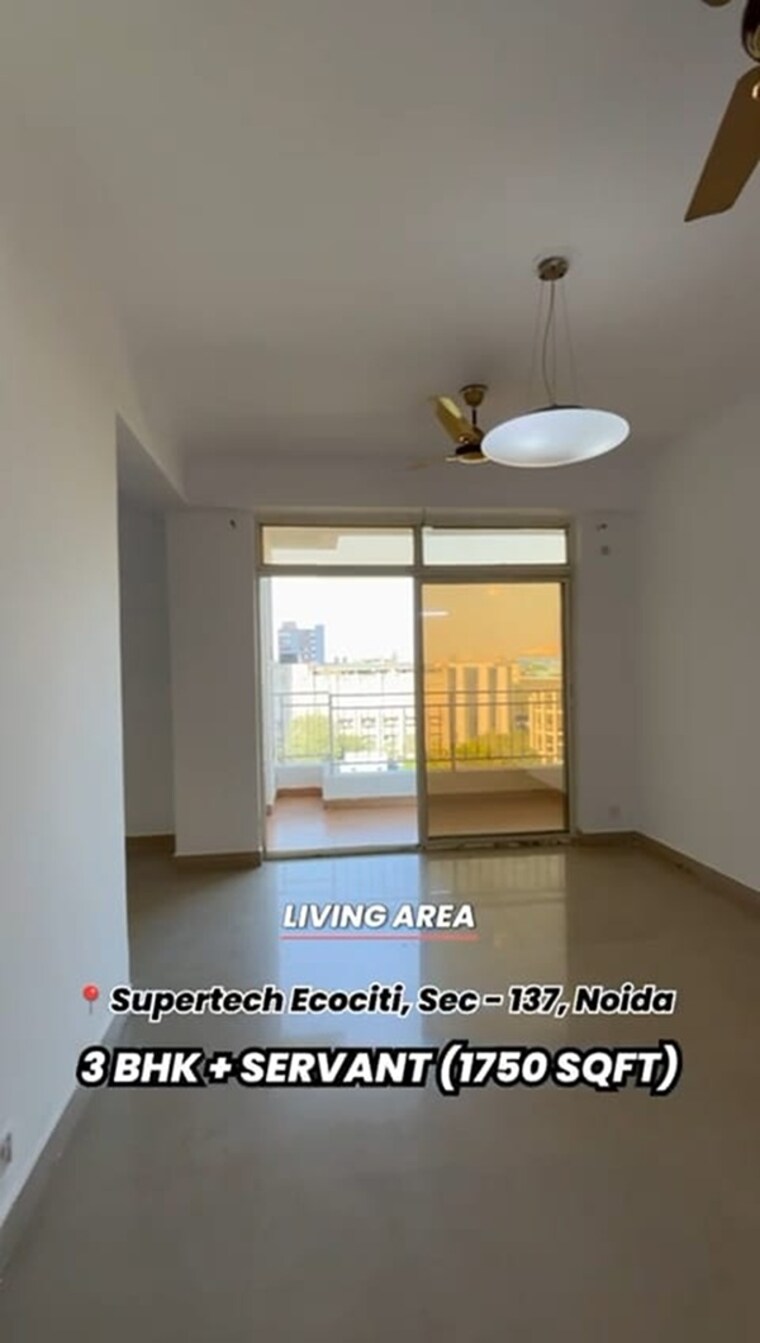 Bedroom, supertech-ecociti 3 Bedroom 1749 Sq.Ft. Apartment In Sector 137 Noida 9643118