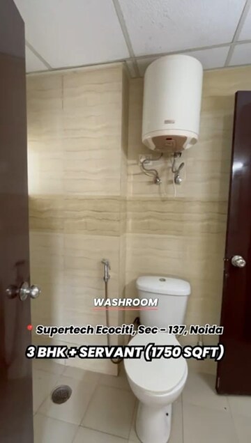 Bathroom in 3 BHK Apartment at Supertech Ecociti, Sector 137 – for Sale