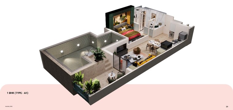 Floor Plan, anjuna 2 Bedroom 2000 Sq.Ft. Apartment In Anjuna Goa 9642829