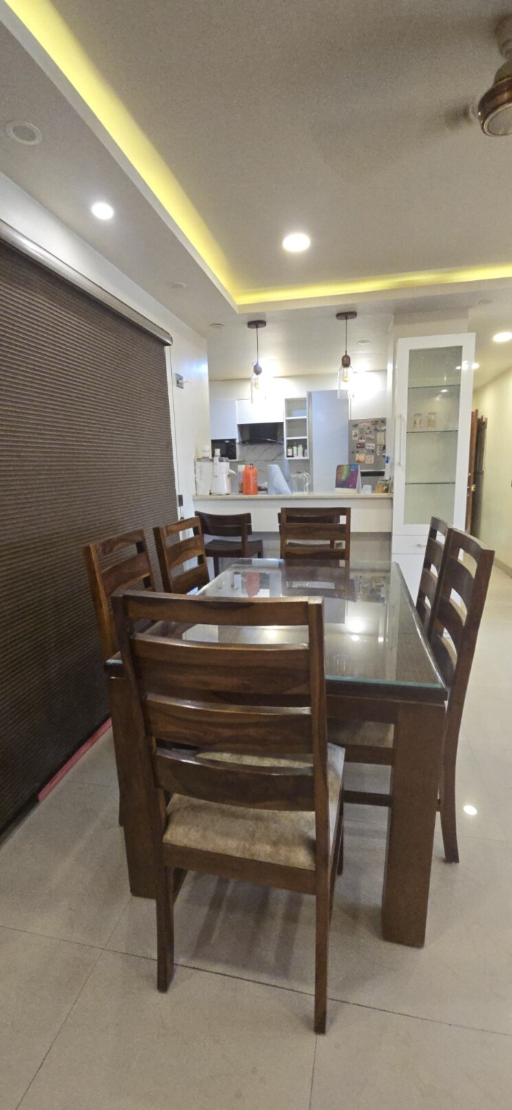 Dining area, omaxe-royal-residency-faridabad 3 Bedroom 1925 Sq.Ft. Builder Floor In Sector 79 Faridabad 9642834