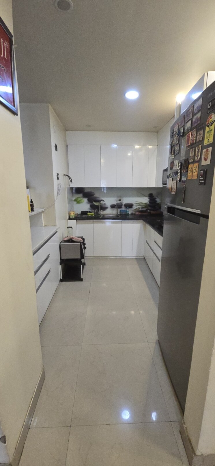 Kitchen, omaxe-royal-residency-faridabad 3 Bedroom 1925 Sq.Ft. Builder Floor In Sector 79 Faridabad 9642834