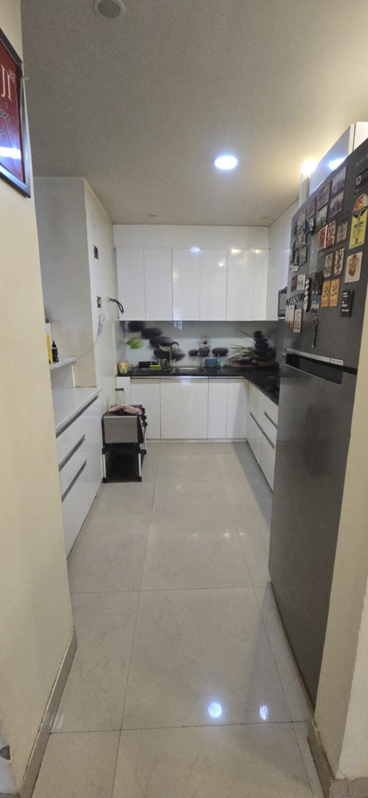 Kitchen, omaxe-royal-residency-faridabad 3 Bedroom 1925 Sq.Ft. Builder Floor In Sector 79 Faridabad 9642834