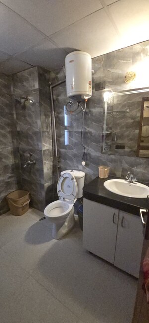 Bathroom in 3 BHK Builder Floor at Omaxe Royal Residency Faridabad, Sector 79 – for Rent