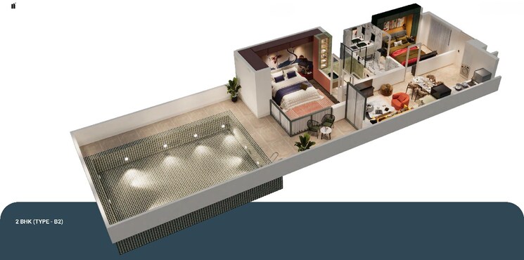 undefined, anjuna 2.5 Bedroom 2150 Sq.Ft. Apartment In Anjuna Goa 9643100