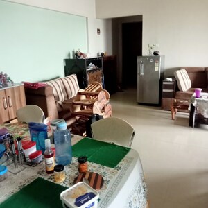 Living Room in 3 BHK Apartment at Kalpataru Estate Building 8, Pimple Gurav – for Rent