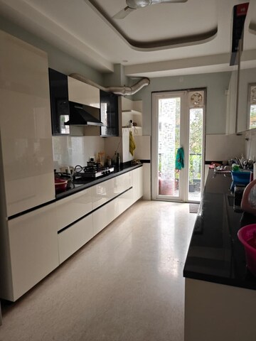 Kitchen in 1 BHK Apartment at Vantage Green Woods, Shilphata – for Rent