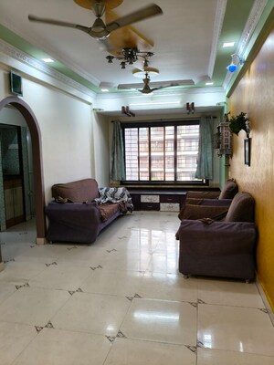 Living Room in 2 BHK Apartment at Seawood Ganpati Complex, Nerul Sector 27 – for Rent