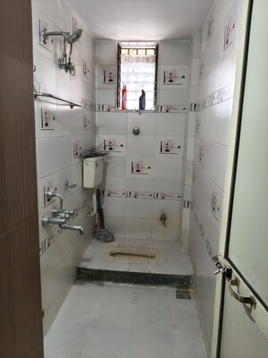 Bathroom in 2 BHK Apartment at Seawood Ganpati Complex, Nerul Sector 27 – for Rent