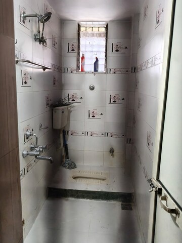 Bathroom in 2 BHK Apartment at Seawood Ganpati Complex, Nerul Sector 27 – for Rent