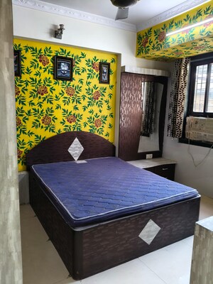 Bedroom in 2 BHK Apartment at Seawood Ganpati Complex, Nerul Sector 27 – for Rent