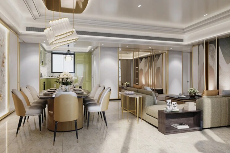 Living Room, godrej-azure 3 Bedroom 1250 Sq.Ft. Apartment In Padur Chennai 9643551