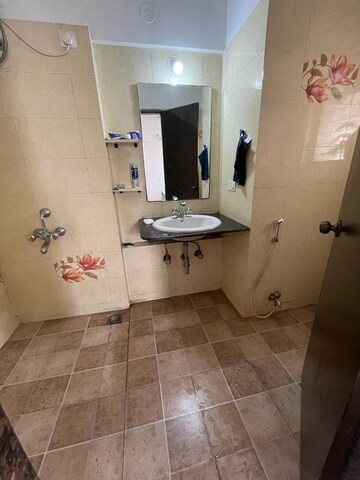 Bathroom in 2 BHK Apartment at Saakaar Silvana Apartment, Kharadi – for Rent