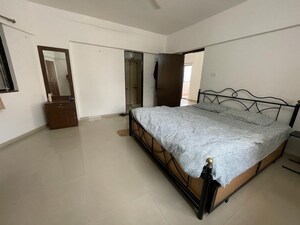 Bedroom in 2 BHK Apartment at Saakaar Silvana Apartment, Kharadi – for Rent