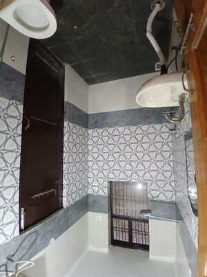 Bathroom in 3 BHK Builder Floor at Srishti Greenfield Homes, Green Fields Colony – for Sale