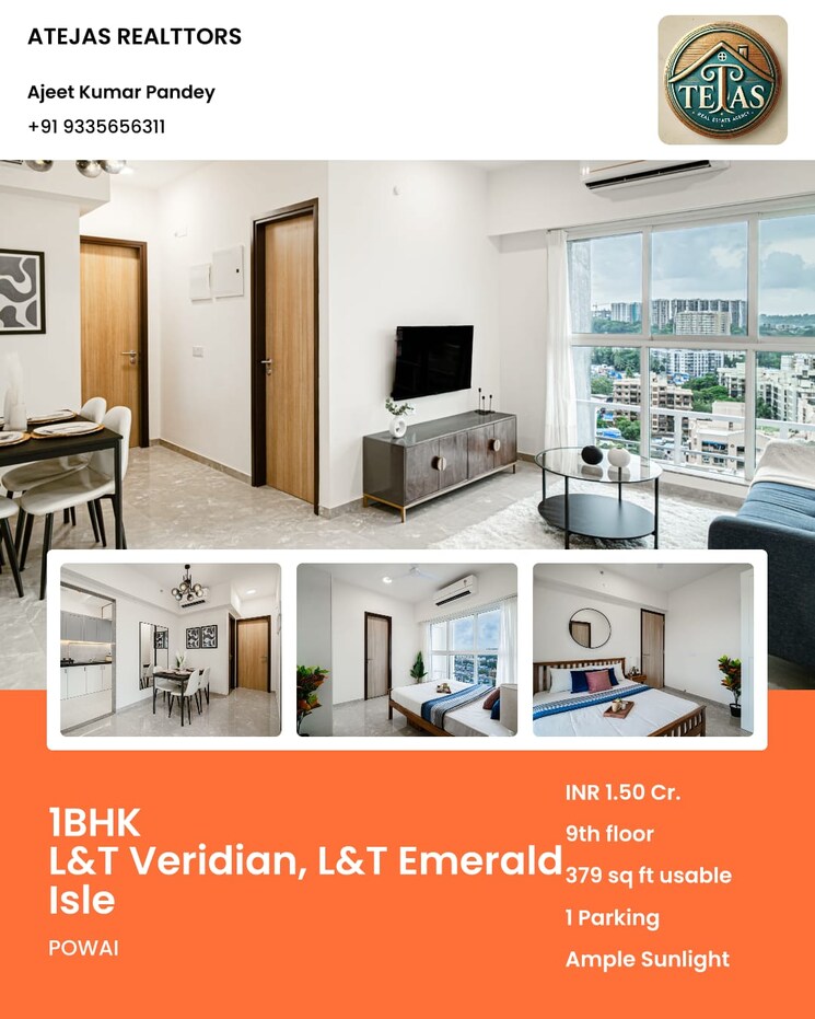 Floor Plan, lnt-veridian 1 Bedroom 393 Sq.Ft. Apartment In Powai Mumbai 9643641