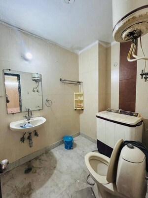 Bathroom in 2 BHK Builder Floor at Saket – for Rent
