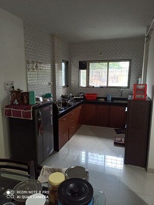 Kitchen in 2 BHK Apartment at Guru Ganesh Nagar Society, Kothrud – for Rent