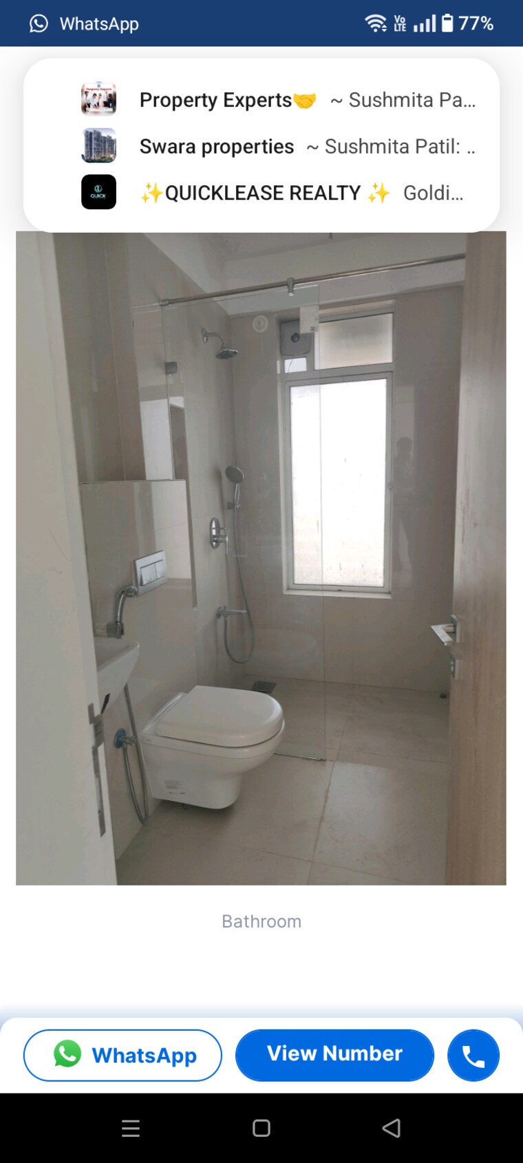 Bathroom, soham-crystal-spires 3 Bedroom 1550 Sq.Ft. Apartment In Thane West Thane 9643680