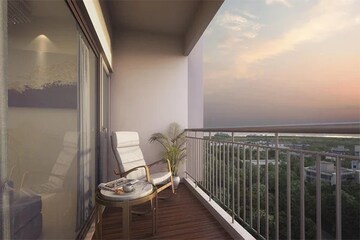 Balcony in 4 BHK Apartment at Godrej Azure, Padur – for Sale