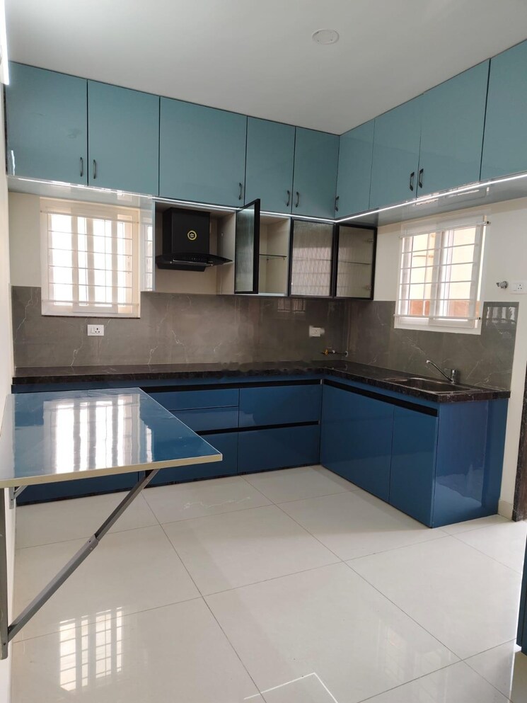 Kitchen, my-home-tridasa 3 Bedroom 1846 Sq.Ft. Apartment In Tellapur Hyderabad 9643886
