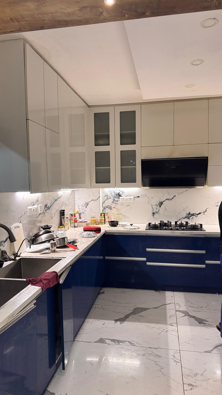 Kitchen, splendor-onyx-blue 1 Bedroom 821 Sq.Ft. Apartment In Sector 142 Noida 9644180