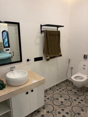 Bathroom in 3 BHK Villa at Porvorim – for Rent