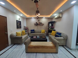 Living Room in 3 BHK Apartment at Saket – for Rent