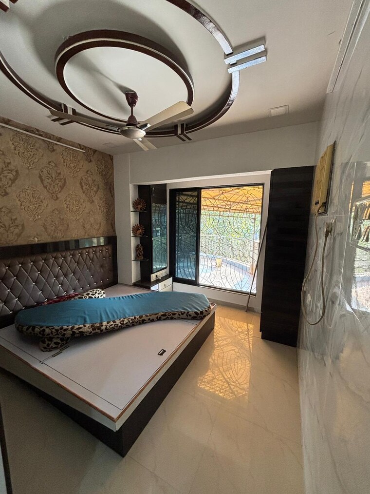 Bedroom, airoli sector 8a 2 Bedroom 1200 Sq.Ft. Apartment In Airoli Sector 8a Navi Mumbai 9644298