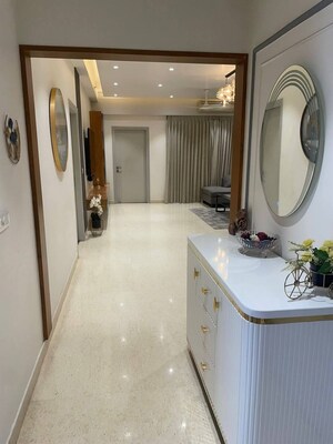 Building Lobby in 2 BHK Apartment at Ambience Mall, Sector 24 – for Rent