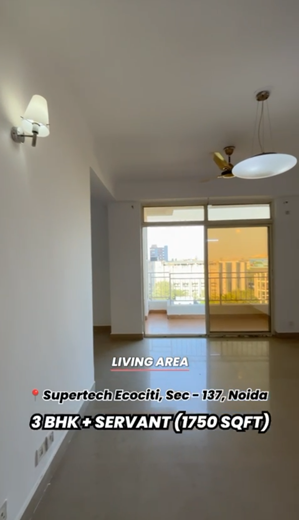 3.5 BHK + Servant Room Apartment For Sale in Supertech Ecociti