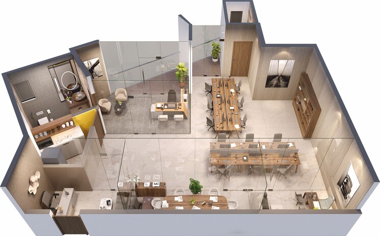 Kitchen, atharva-imperia Commercial Showroom 950 Sq.Ft. In Sadashiv Peth Pune 9644453