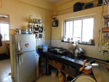 Kitchen in 1 BHK Apartment at New Dindoshi Omkar CHS, Goregaon East – for Rent