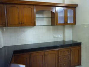 Kitchen in 2 BHK Builder Floor at Malviya Nagar – for Rent