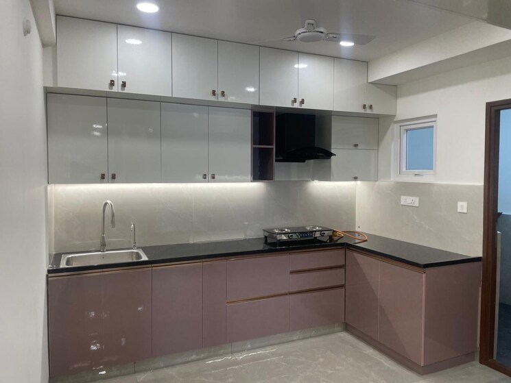 Kitchen, hallmark-skyrena 3 Bedroom 1935 Sq.Ft. Apartment In Narsingi Hyderabad 9644449