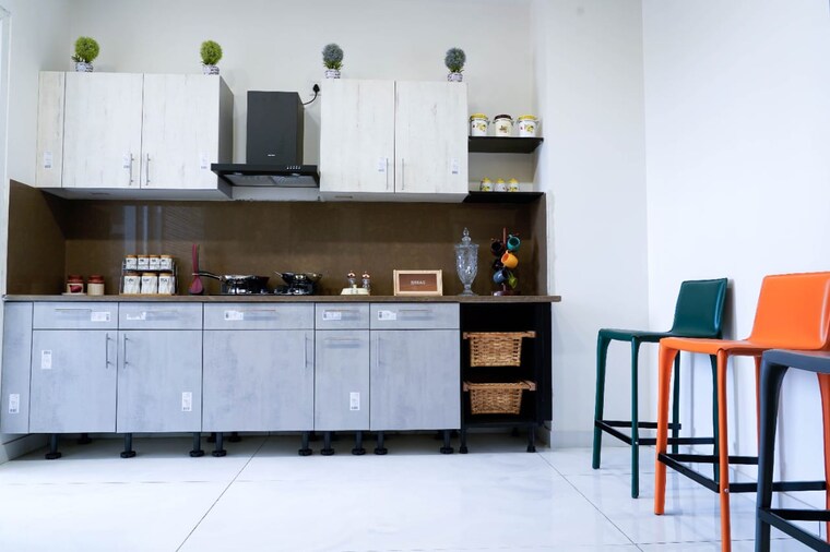 Kitchen, malwa-escon-primera 2 Bedroom 1315 Sq.Ft. Apartment In International Airport Road Zirakpur 9644626
