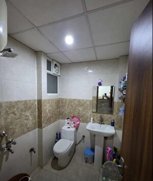 Bathroom in 2 BHK Apartment at Panchsheel Greens II, Sector 16 Greater Noida – for Rent