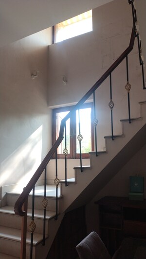 Staircase in 3 BHK Builder Floor at Sheikh Sarai – for Rent
