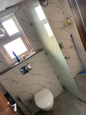 Bathroom in 4 BHK Apartment at Gomti Nagar – for Rent