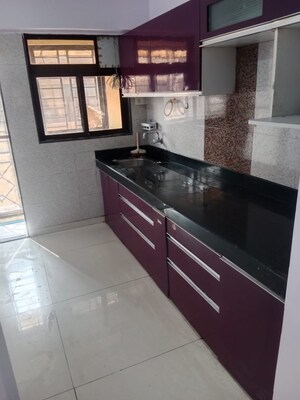 Kitchen in 1 BHK Apartment at Aashiyana Palace Shilphata, Shilphata – for Rent