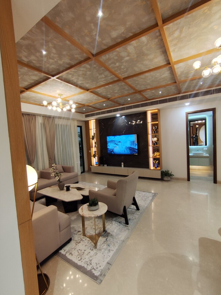 Living Room, hero-homes-palatial 3 Bedroom 2800 Sq.Ft. Apartment In Sector 104 Gurgaon 9645017