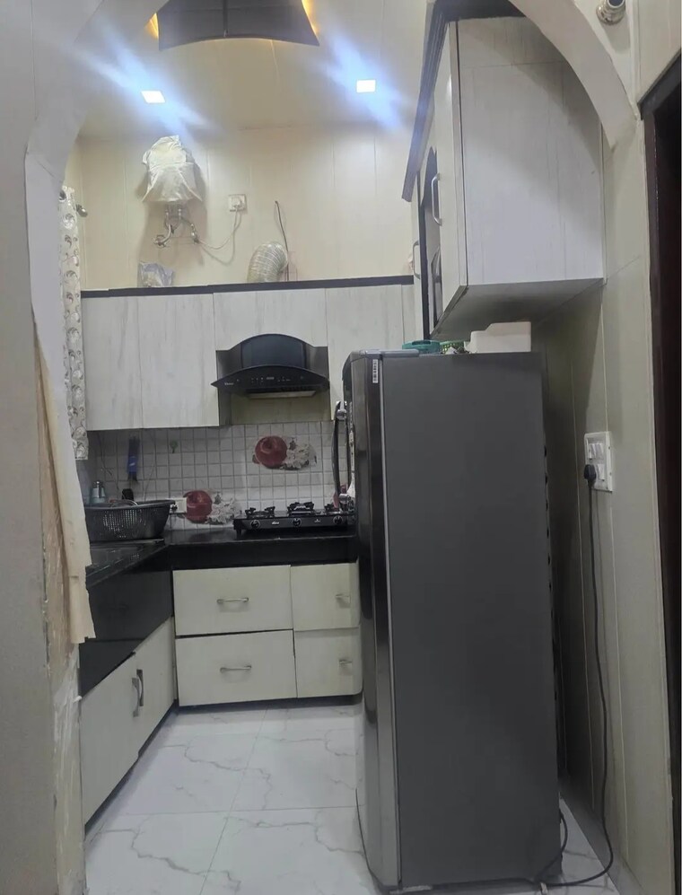 Kitchen, dhakoli 2 Bedroom 900 Sq.Ft. Apartment In Dhakoli Zirakpur 9645134