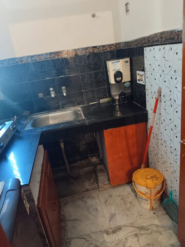 Kitchen in 1 BHK Builder Floor at Rohini Sector 3 – for Rent
