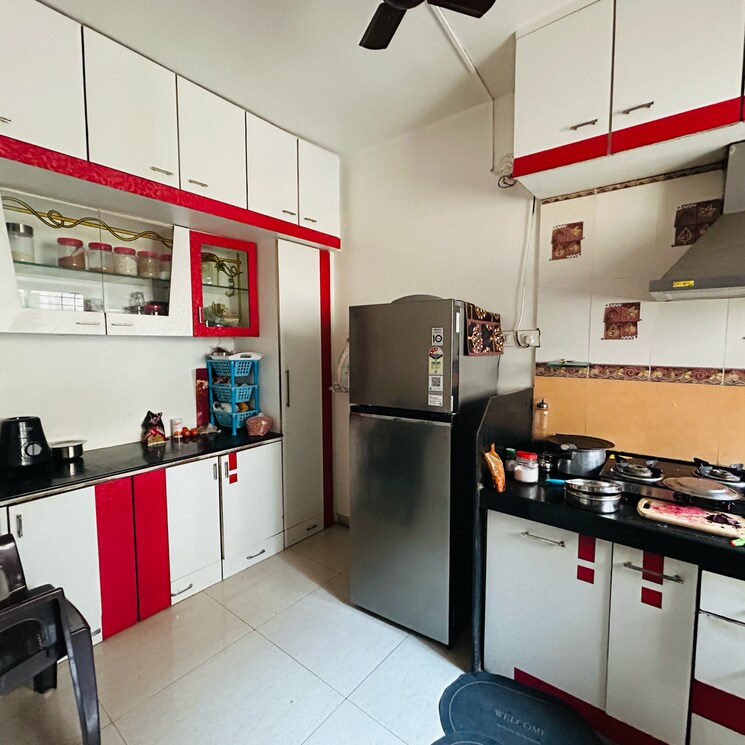 Kitchen, sun-empire 3 Bedroom 1400 Sq.Ft. Apartment In Sun City Pune 9645478