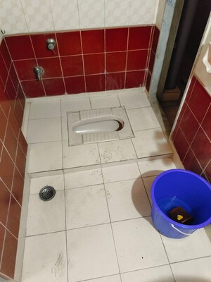 Bathroom in 2 BHK Apartment at Green Acres II CHS Ltd, Ghodbunder Road – for Rent