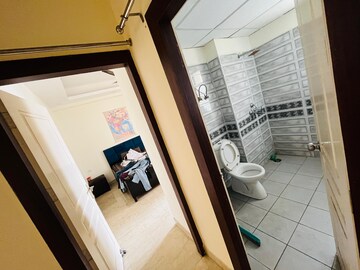 Staircase in 3 BHK Apartment at Rajhans Residency, Sector 1 Greater Noida – for Rent