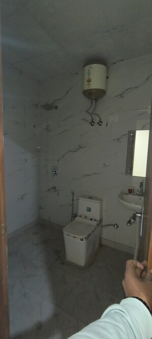 Bathroom in 3 BHK Builder Floor at Panchsheel Vihar – for Sale
