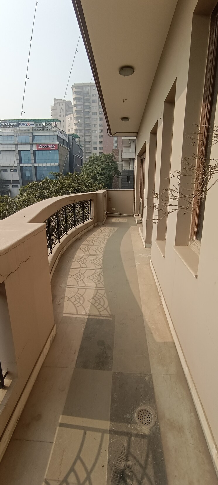 Balcony, unitech-palms 3 Bedroom 1200 Sq.Ft. Builder Floor In South City 1 Gurgaon 9645595