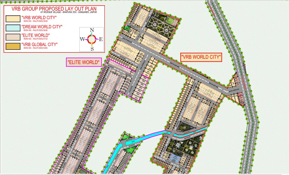 Plot For Sale in Vrb Global City 