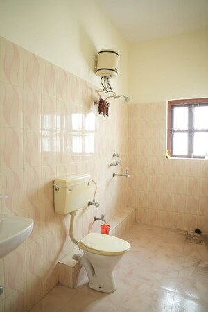 Bathroom in 1 BHK Apartment at Mani Casa, New Town – for Rent