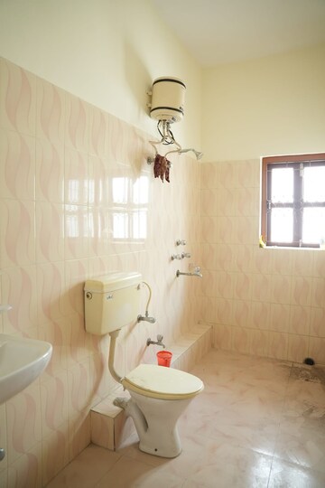 Bathroom in 1 BHK Apartment at Mani Casa, New Town – for Rent